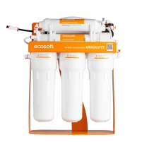 Фільтр зворотного осмосу Ecosoft Absolute з мінералізатором з помпою на станині