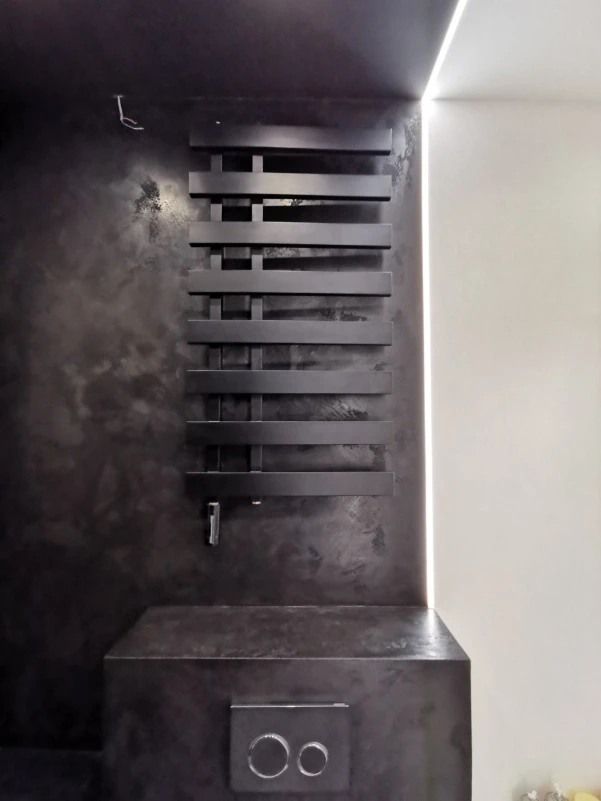 Рушникосушка Genesis Aqua Split 800x500 Чорний - 2 фото