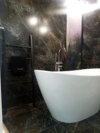 Рушникосушка Genesis Aqua Bianco 1400x530 Чорний - 2 фото