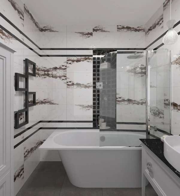 Рушникосушка Genesis Aqua Fito 1200x530 Чорний - 2 фото