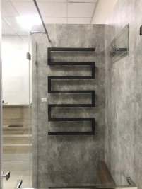 Рушникосушка Genesis Aqua Snake DRY 800x530 Чорний - 5 фото