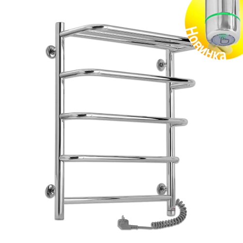 Рушникосушка Laris Стандарт П5 500 х 660 з полицею Е (підкл. справа) S3