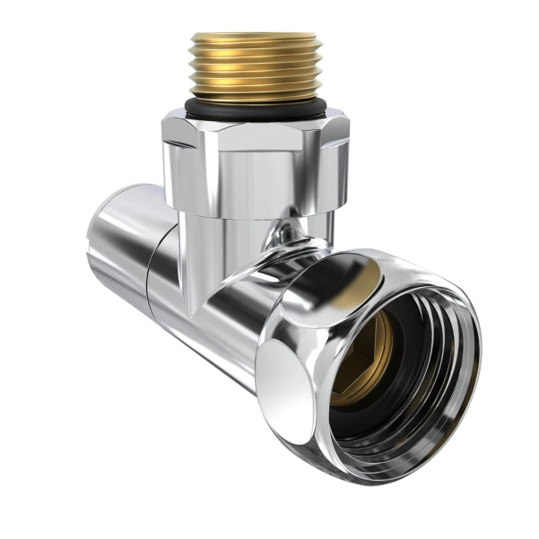 Кран кутовий Laris 1/2" - 3/4" Звичайний + ексцентрики 2шт. (LX-8202) - 2 фото