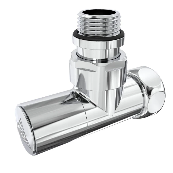 Кран кутовий Laris Звичайний 1/2" - 3/4" + ексцентрики 2шт. (LX-4701) - 1 фото