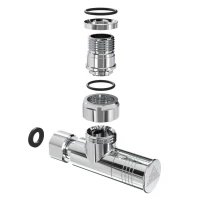 Кран кутовий Laris 1/2" - 1/2" Звичайний 2шт. (LX-4702) - 3 фото