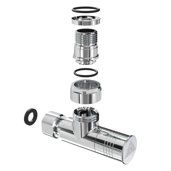 Кран кутовий Laris 1/2" - 1/2" Звичайний 2шт. (LX-4702) - 3 фото