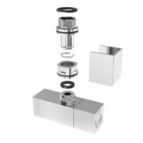 Кран кутовий Laris 1/2" - 1/2" Кватро 2шт. (LX-855) - 3 фото