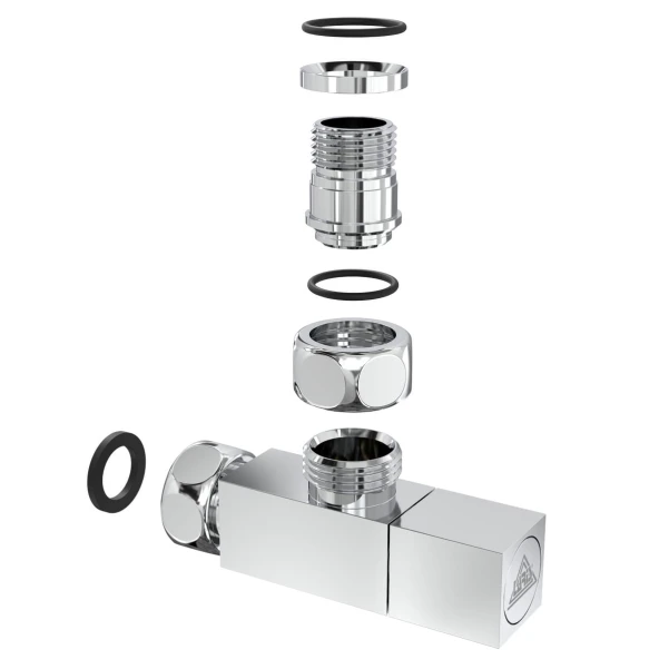 Кран кутовий Laris 1/2" - 3/4" Кватро Класік 2шт. (LX-851) - 3 фото