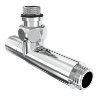 Кран кутовий Laris 1/2" - 1/2" Подовжений 2шт. (ZZ-5101) - 3 фото