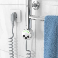 ТЕН LUX 01 Т-300 для рушникосушарки Хром 300W - 3 фото