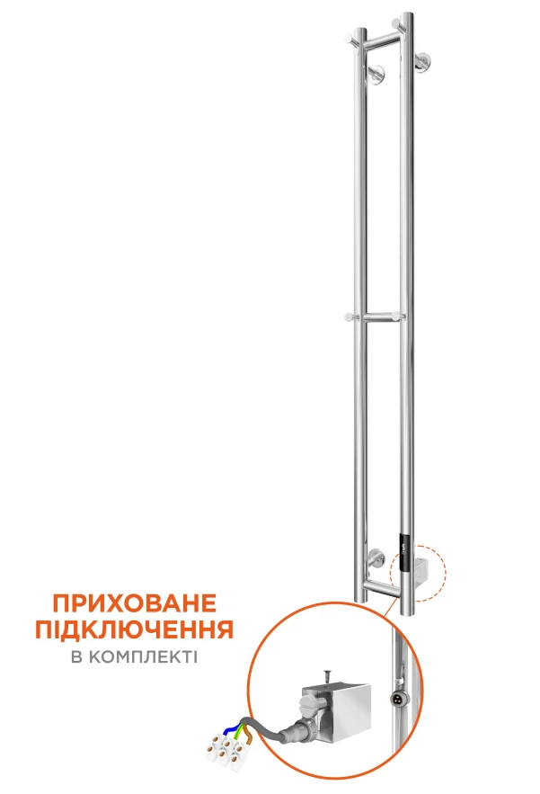 Рушникосушка Mario e-INOX Соле 1170х140 TR 2.0 K - 3 фото