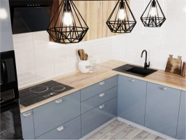 Кухонна мийка BODRUM 650 black shine - 5 фото