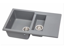 Кухонна мийка LAPAS gray - 2 фото