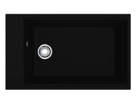 Кухонна мийка LAGOON 760 black shine - 3 фото