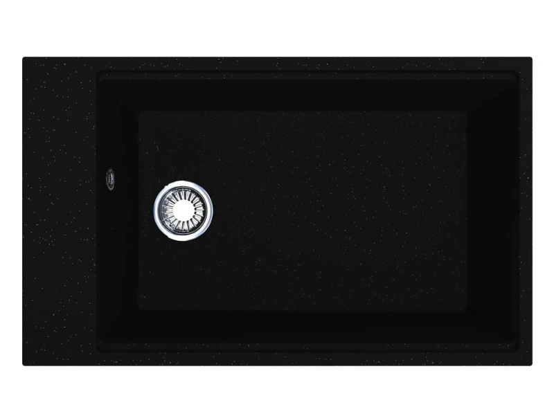 Кухонна мийка LAGOON 760 black shine - 3 фото