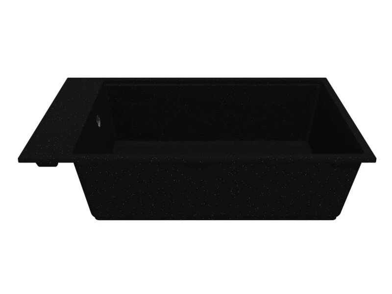 Кухонна мийка LAGOON 760 black shine - 2 фото