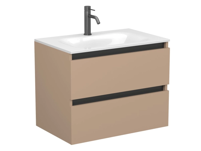 Тумба підвісна NATURA капучіно, для умивальника JESSEL 700