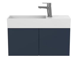 Тумба підвісна MINIMA синя для умивальника TONI 650 - 3 фото