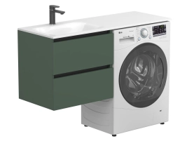 Тумба підвісна LUMO Ліс зелений для умивальника JESSEL 1200 L
