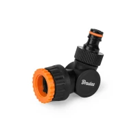 Адаптер регульований на кран 1" з редуктором 3/4" BLACK LINE
