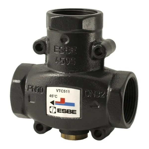 Клапан трьохходовий ESBE VTC511 DN32 1 1/4″ 55°С kvs 9