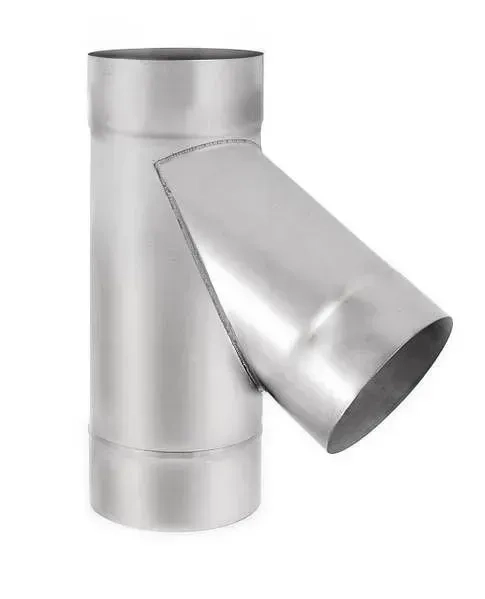 Трійник 45° нерж. 1мм Ø140