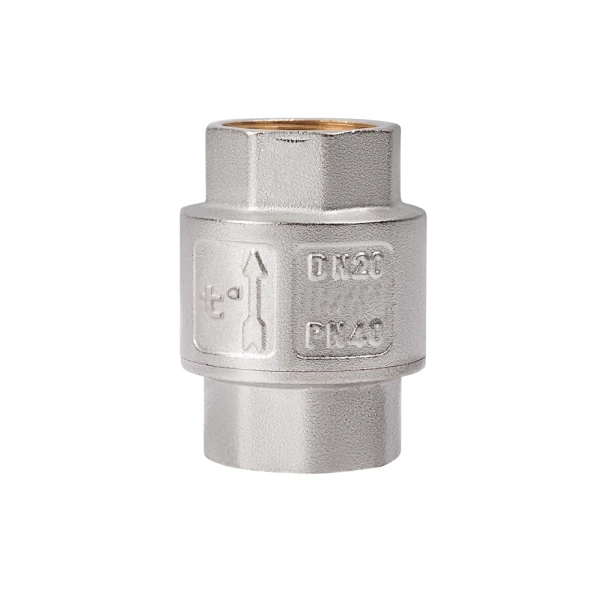 Зворотній клапан 1/2" нікел. з латун. штоком. SF240NW15 SD Forte