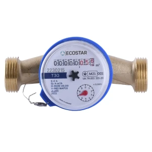 Лічильник холодної води ECOSTAR DN20 3/4″ БЕЗ ШТУЦЕРА L110 E-C 4,0
