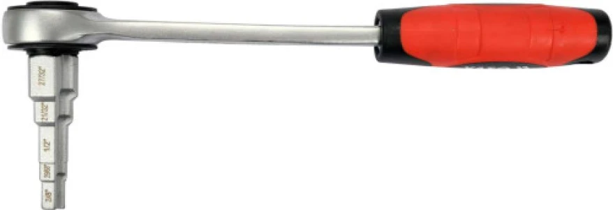 Ключ ступеневий з тріщаткою  квадрат 1/2" для головок 3/8", 29/68", 1/2", 21/32", 27/32" YATO