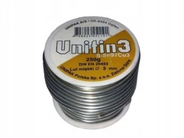 Припій для пайки UNIPAK UNITIN3 3,0 мм 250г