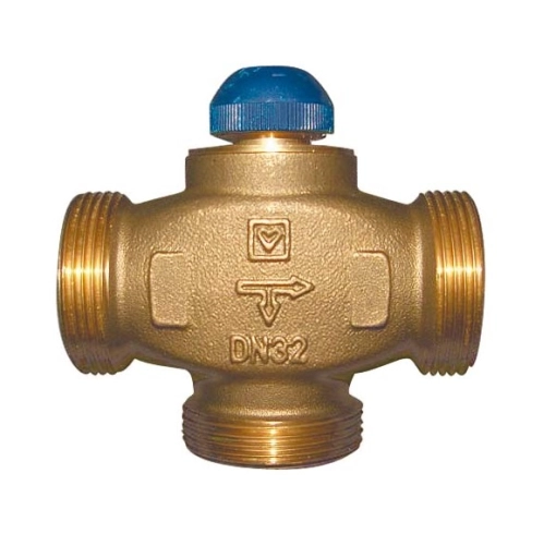 Клапан трьохходовий HERZ 3/4" під термоголовку з капіляром