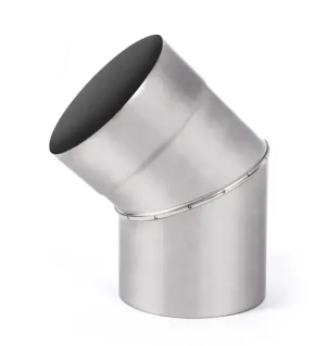 Коліно 45° нерж. 0,8мм Ø200 сталь 321