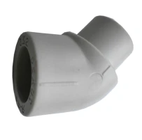 Коліно ніпельне 25 х 45° PPR ASG
