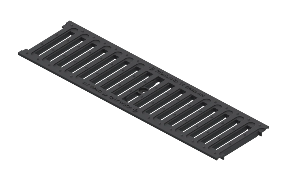 Решітка Base DN100 пластикова щілинна A15
