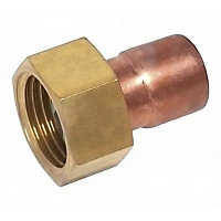 муфта з накидною гайкою Ø18 х 1/2" в (мідь)