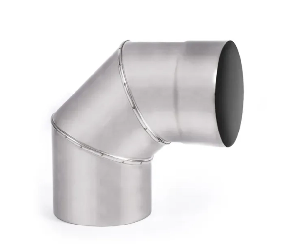 Коліно 90° нерж. 0,8мм Ø180 сталь 321