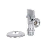 Кран приборный SD Plus 1/2"х3/4" НР SD185W1520 - 5 фото