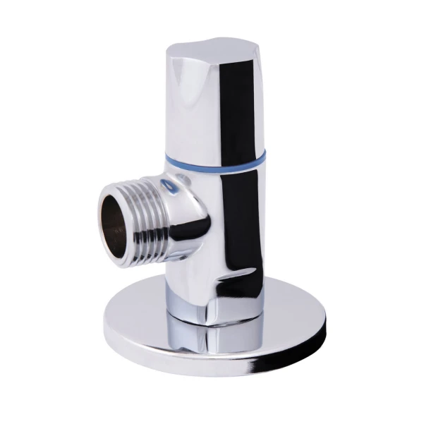 Кран кутовий Thermo Alliance Standart (ручка кругла) з керам.буксою 1/2"З х 1/2"З SF342W1515