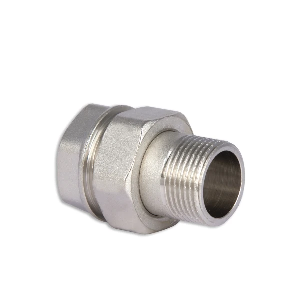 Сгон "Американка" SD Forte 1/2" прямой SF190W15 - 6 фото