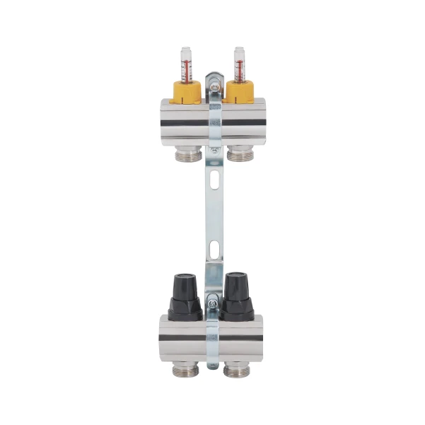 Коллектор с расходомерами SD Forte 1" 2 выхода SF001W2 - 2 фото
