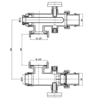 Конектор для колектора Thermo Alliance Standart 1" SF005W25 - 1 фото