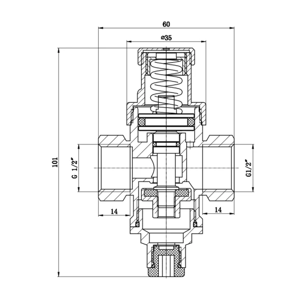 Редуктор Thermo Alliance Standart 1/2" SF241W15 - 1 фото