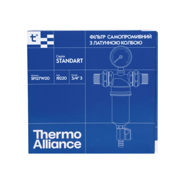 Фільтр самопромивний Thermo Alliance Standa 3/4" тонкого очищення SF127W20 - 7 фото