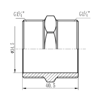 Ніпель Thermo Alliance Forte 1 1/4 SF35832 - 1 фото