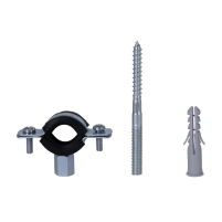 Хомут Thermo Alliance Standart 1/2" з чорною гумою (D20-25 мм) SD10015B - 2 фото