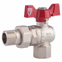 Кран кульовий «Американка» Thermo Alliance Forte 1" кутовий SF221W25