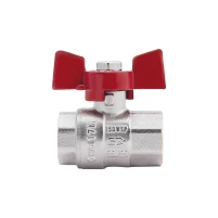 Кран кульовий Thermo Alliance Standart 3/4" ВР для води (метелик) SD602NW20PN40 - 2 фото