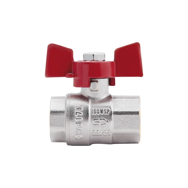 Кран кульовий Thermo Alliance Standart 3/4" ВР для води (метелик) SD602NW20PN40 - 2 фото