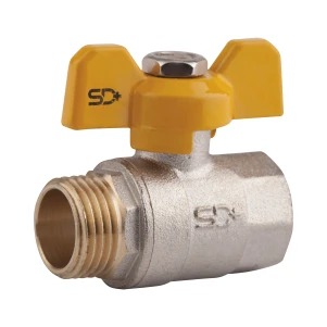 Кран шаровой SD Plus 3/4" ВН для газа (бабочка) SD607G20
