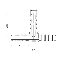 Трійник Thermo Alliance Standart 6 SD4176 - 1 фото
